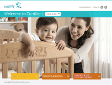 Tablet Screenshot of cordlife.com