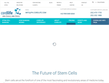 Tablet Screenshot of cordlife.ph